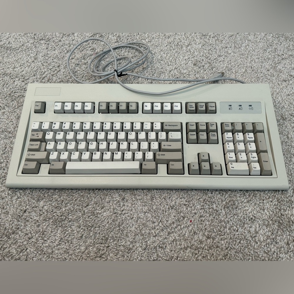 Model M keyboard by Unicomp (formerly IBM).